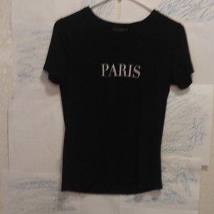Black short sleeve t-shirt